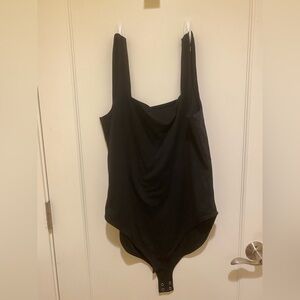 Black Sleeveless Bodysuit